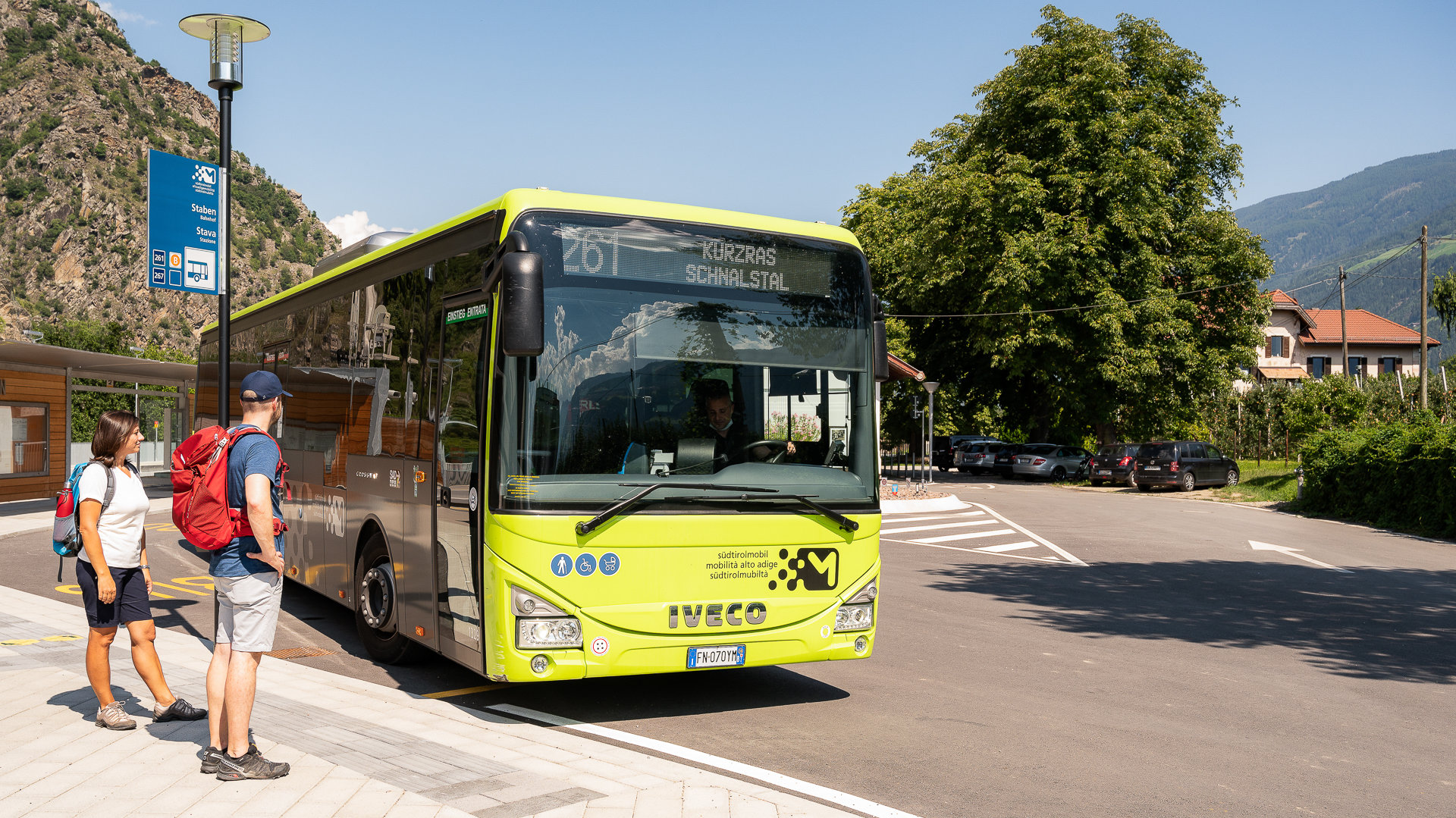 Bus con turisti