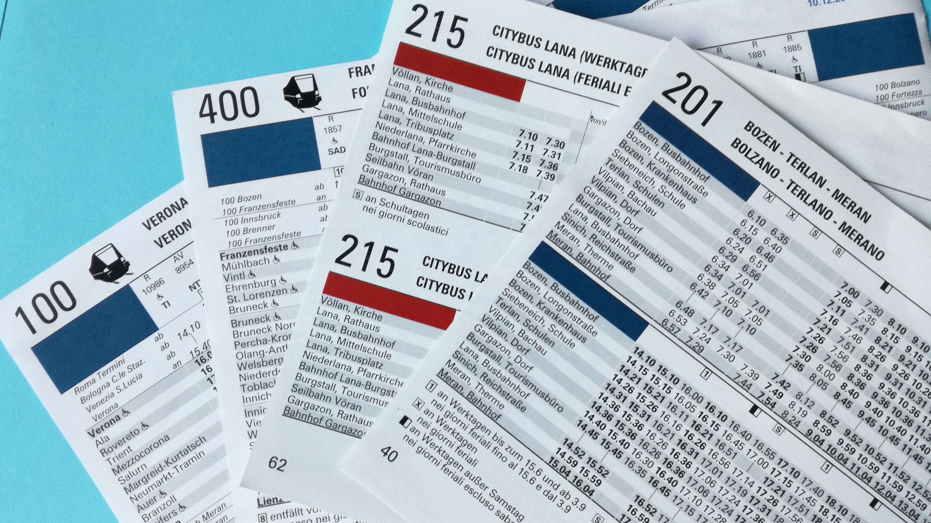Timetables